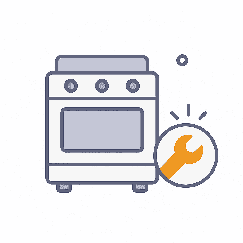 Authorized service centre technician repairing hob